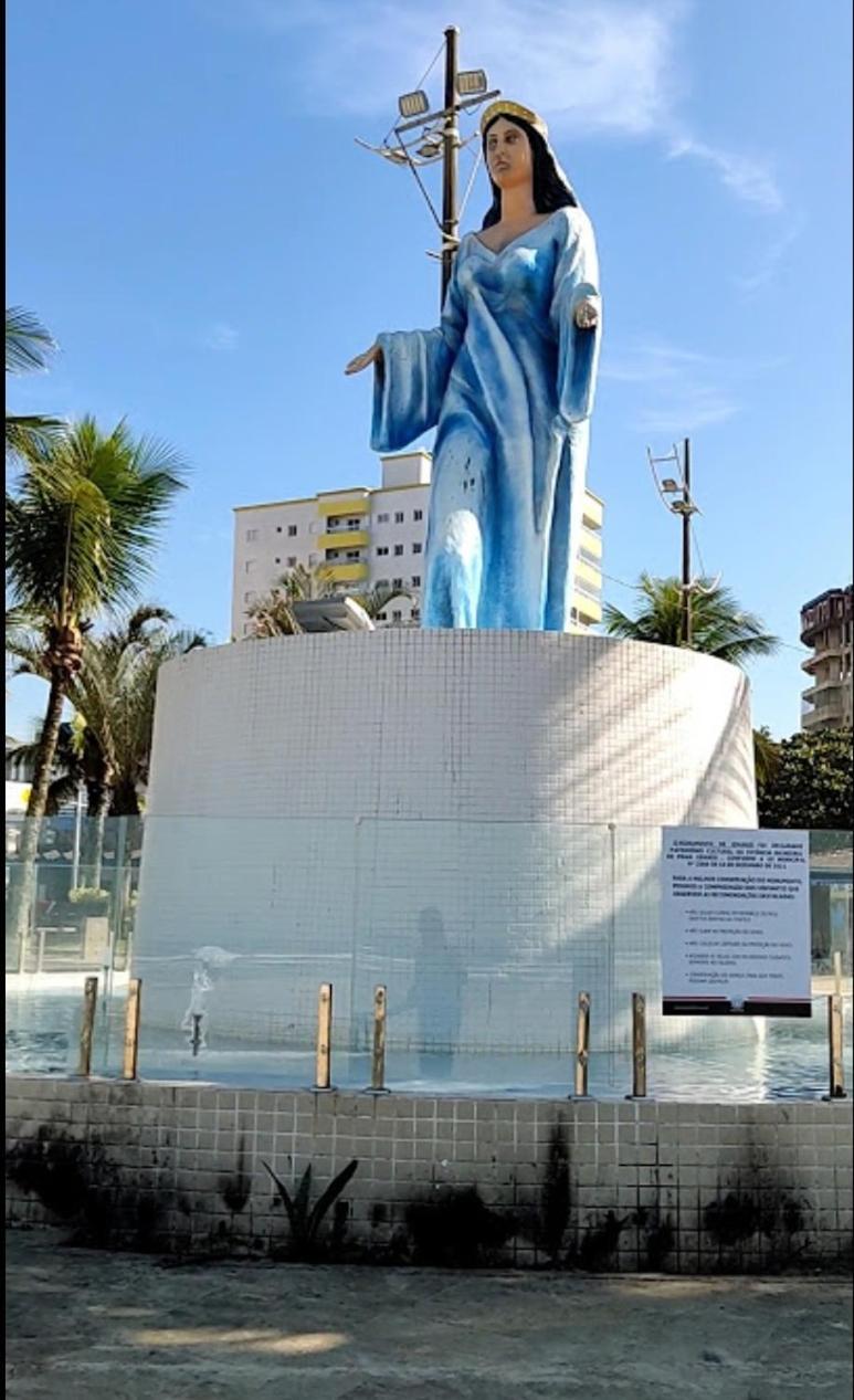 Ape Privilegiado No Centro Da Ocian E A 150M Da Praia E Feirinha, Com Wi-Fi E Garagem ! Praia Grande  Buitenkant foto