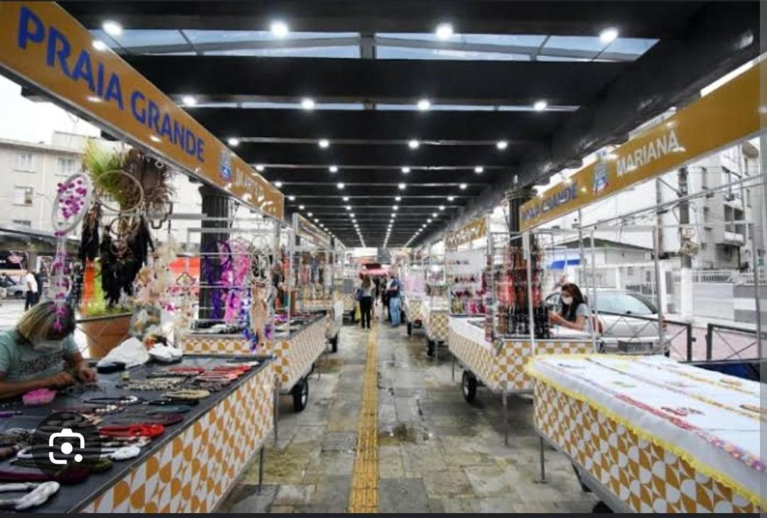 Ape Privilegiado No Centro Da Ocian E A 150M Da Praia E Feirinha, Com Wi-Fi E Garagem ! Praia Grande  Buitenkant foto