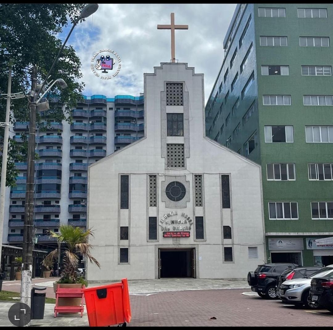 Ape Privilegiado No Centro Da Ocian E A 150M Da Praia E Feirinha, Com Wi-Fi E Garagem ! Praia Grande  Buitenkant foto