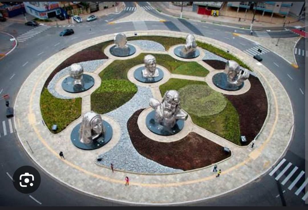 Ape Privilegiado No Centro Da Ocian E A 150M Da Praia E Feirinha, Com Wi-Fi E Garagem ! Praia Grande  Buitenkant foto