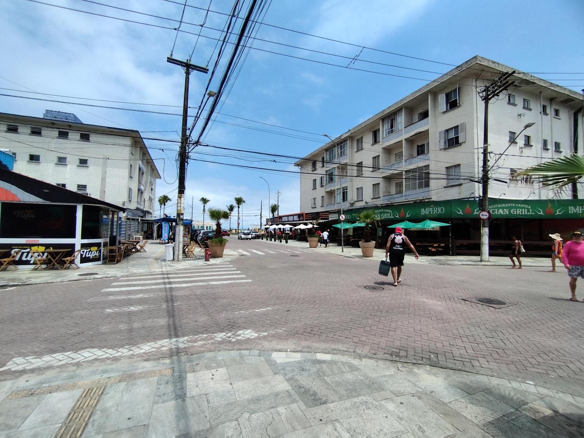 Ape Privilegiado No Centro Da Ocian E A 150M Da Praia E Feirinha, Com Wi-Fi E Garagem ! Praia Grande  Buitenkant foto